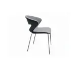 Chaise empilable Kastel grise SIDOE - Reconditionné
