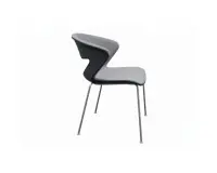 Chaise empilable Kastel grise SIDOE - Reconditionné