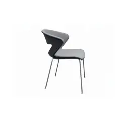Chaise empilable Kastel grise SIDOE - Reconditionné