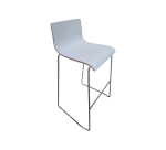 Chaise haute Narbutas KARAOKE blanc/bois - Reconditionné
