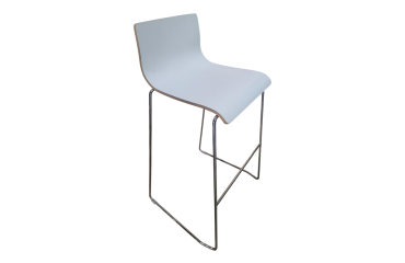Chaise haute Narbutas KARAOKE blanc/bois - Reconditionné