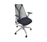 Siège Herman Miller Sayl Noir/Blanc/Noir/Gris - Reconditionné