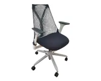 Siège Herman Miller Sayl Noir/Blanc/Noir/Gris - Reconditionné