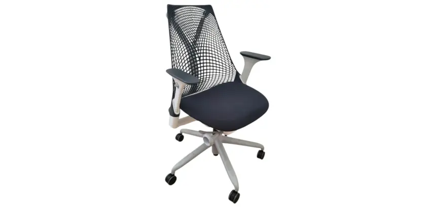 Siège Herman Miller Sayl Noir/Blanc/Noir/Gris - Reconditionné