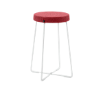 Tabouret mi-haut rouge REANA - Reconditionné