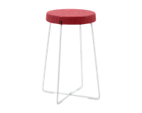 Tabouret mi-haut rouge REANA - Reconditionné