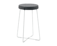Tabouret mi-haut gris REANA - Reconditionné
