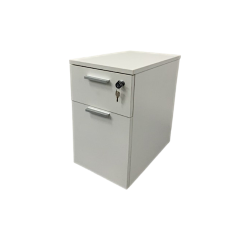 Caisson slim 2 tiroirs blanc JOBI - Reconditionné
