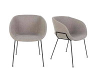 Chaise Zuiver grise JOBI - Reconditionné