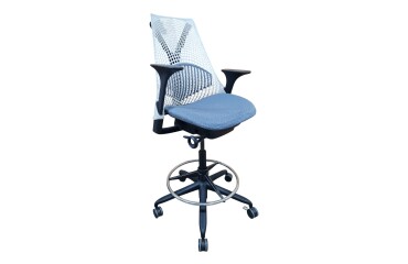Siège dessinateur Sayl Herman Miller Blanc/Gris/Noir/Noir SMART - Reconditionné