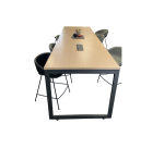 Table mi-haute de réunion en bois L320xl110xh97 JOBI - Reconditionné
