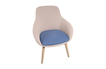 Chauffeuse Sokoa Eneka beige assise bleue - Reconditionné