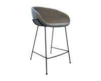 Chaise mi-haute Zuiver FESTON grise - RECONDITIONNE