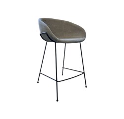 Chaise mi-haute Zuiver grise JOBI - Reconditionné