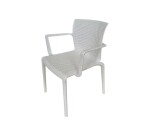 Chaise empilable DOCKER DISQUE blanc - Reconditionné