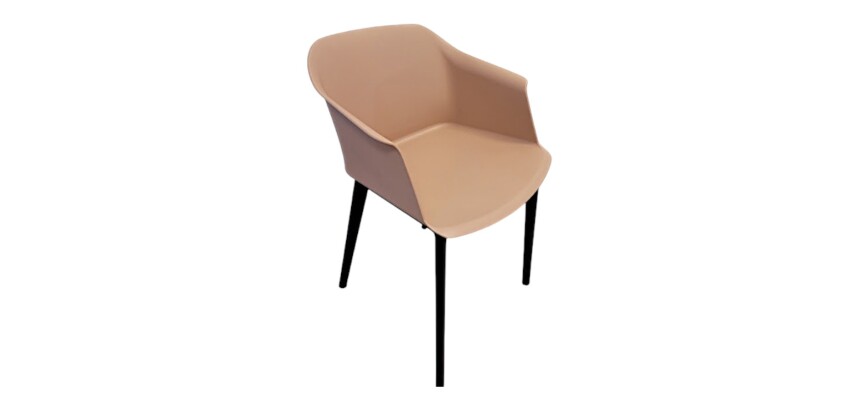 Siège visiteur DISQUE rose pale - Reconditionné
