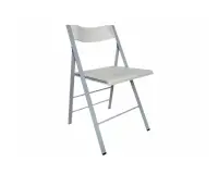 Chaise pliante Argal by Sokoa blanche - Reconditionné