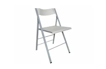 Chaise pliante Argal by Sokoa blanche - Reconditionné