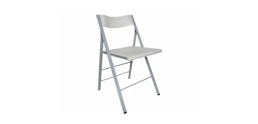 Chaise pliante Argal by Sokoa blanche - Reconditionné