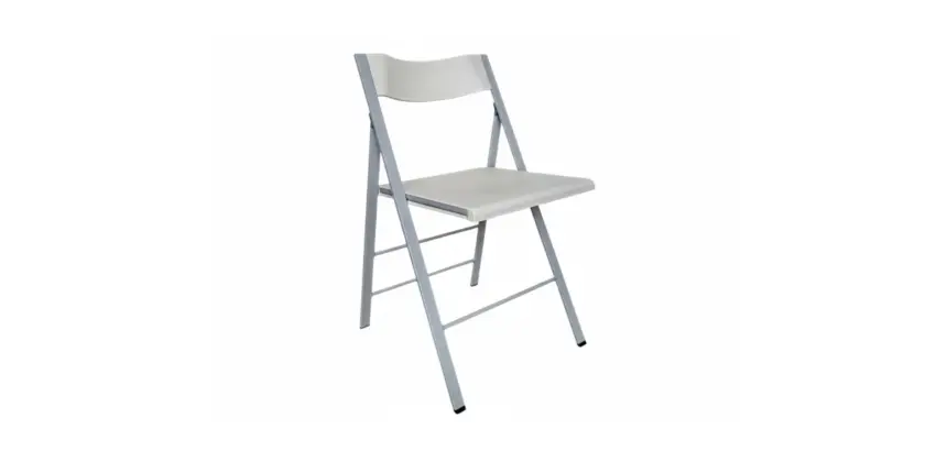 Chaise pliante Argal by Sokoa blanche - Reconditionné