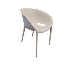 Chaises DISQUE Egg Blanche - Reconditionné