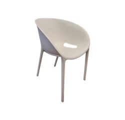 Chaises DISQUE Egg Blanche - Reconditionné