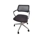 Chaise à roulettes Steelcase Qivy Gris foncé - Reconditionné