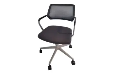 Chaise à roulettes Steelcase Qivy Gris foncé - Reconditionné