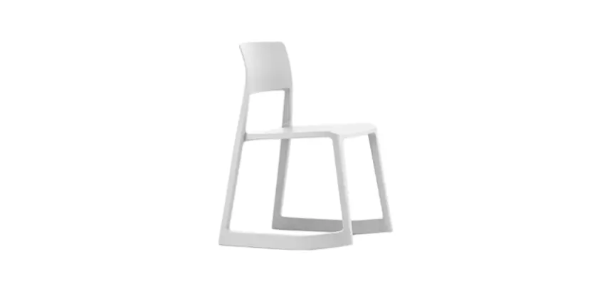 Chaise Vitra Tip Ton blanc - Reconditionné