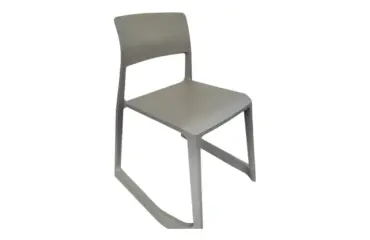 Chaise Vitra Tip Ton Gris Foncé - Reconditionné