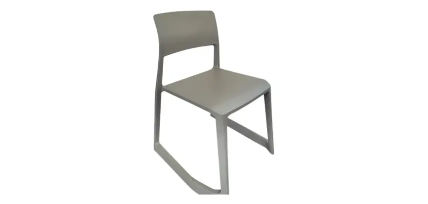 Chaise Vitra Tip Ton Gris Foncé - Reconditionné