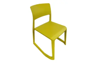 Chaise Vitra Tip Ton jaune - Reconditionné