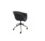 Fauteuil à roulettes Arper LINZI gris foncé - Reconditionné