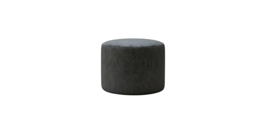Pouf Haworth LINZI noir carré - Reconditionné