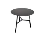 Table basse LINZI ronde noir H45 - Reconditionné