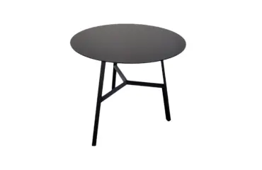 Table basse LINZI ronde noir H45 - Reconditionné
