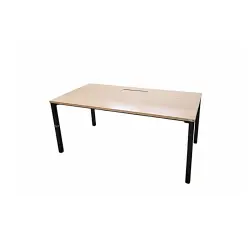 Bureau Individuel Steelcase ORACLE 2 160x80cm Bois/Noir - Reconditionné