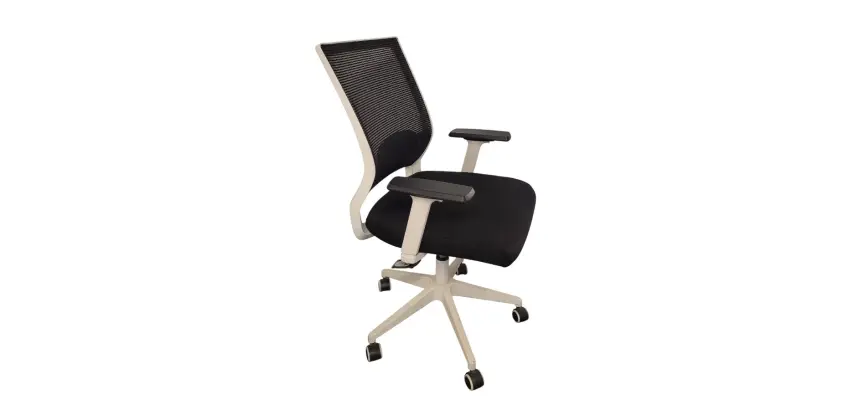Siège ergonomique Euromof Sydney blanc 1D - Reconditionné