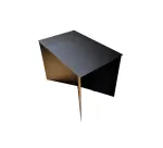Table basse origami noire - Reconditionné