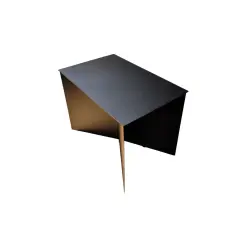 Table basse origami noire - Reconditionné