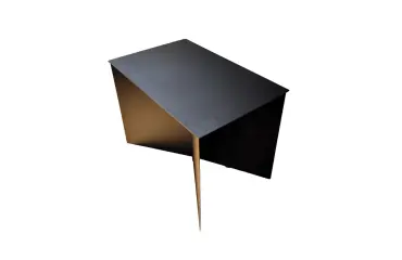 Table basse origami noire - Reconditionné