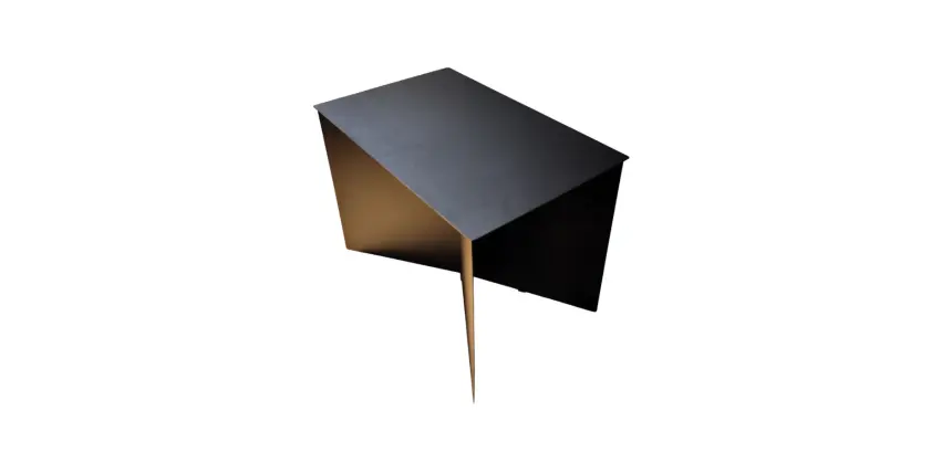 Table basse origami noire - Reconditionné