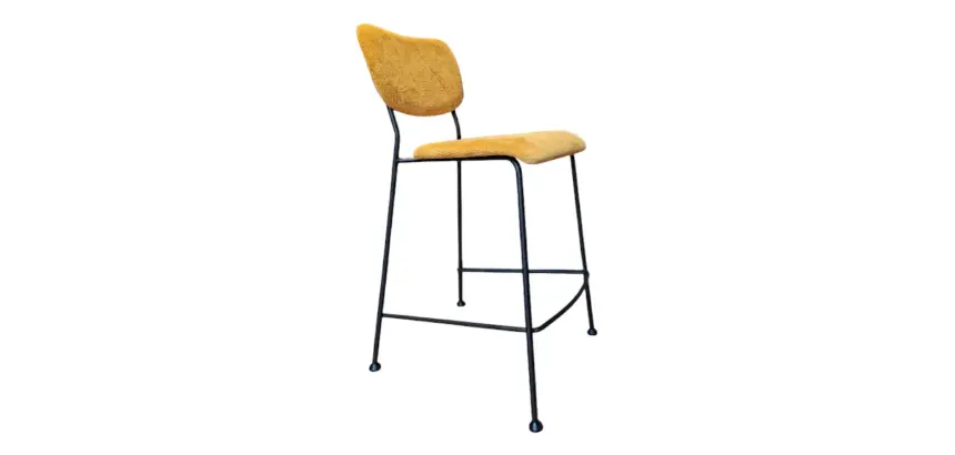 Chaise mi haute jaune ZUIVER BENSON H65- Reconditionné