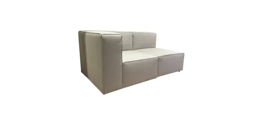 Canapé modulaire DESIR 9 beige 205x90 - Reconditionné