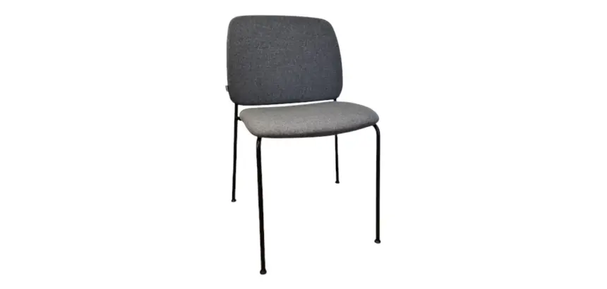 Chaise de réunion Akaba grise DESIR 9 - Reconditionné