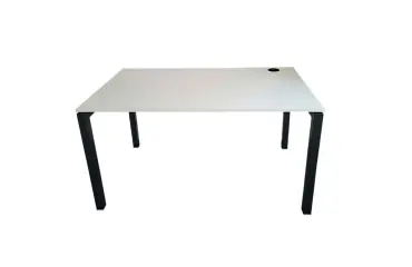 Bureau individuel Aléa Blanc 140x80cm DESIR 9 - Reconditionné