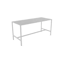 Table mi-haute métallique Gris Clair SPASKA - Reconditionné