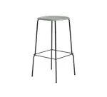 Tabouret mi-haut (lounge) vert olive/noir SPASKA - Reconditionné