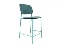Chaise mi-haute bleue SPASKA - Reconditionné