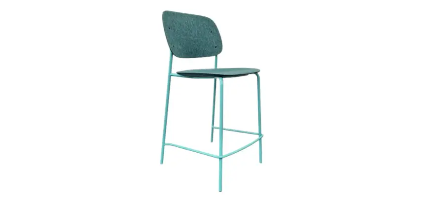 Chaise mi-haute bleue SPASKA - Reconditionné